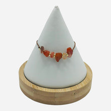 Load image into Gallery viewer, Golden Beaded Natural Stone Bracelet: Radiant Elegance
