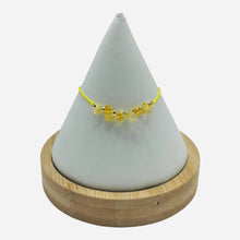 Load image into Gallery viewer, Golden Beaded Natural Stone Bracelet: Radiant Elegance
